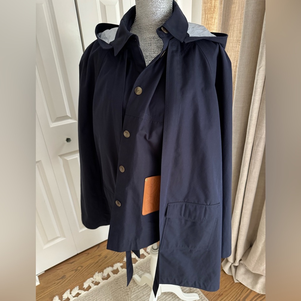 Loewe Dark Blue Cape with Hood